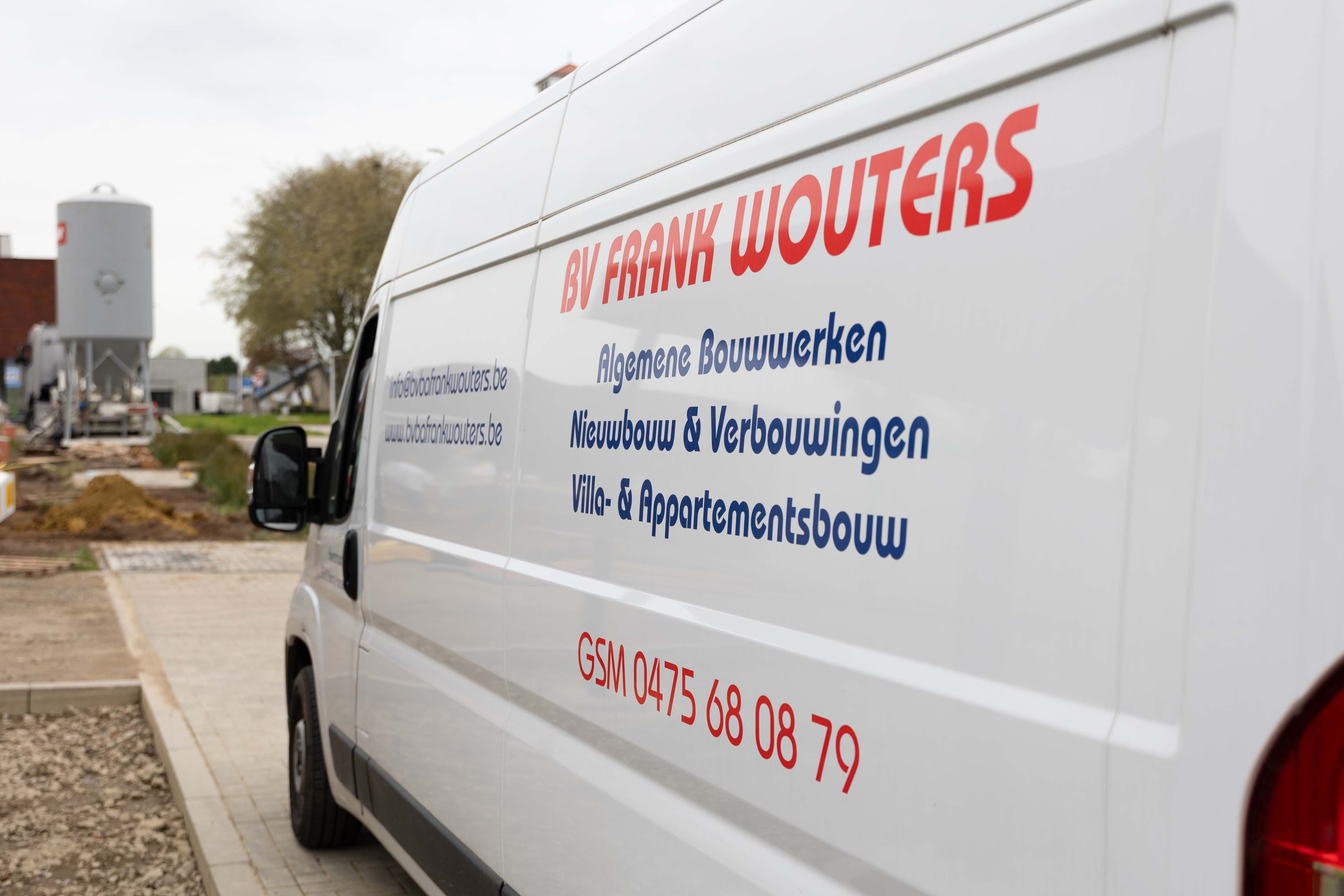 Verbouwing in uitvoering